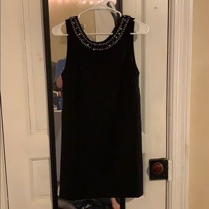 Tobi Black Backless Shift Dress